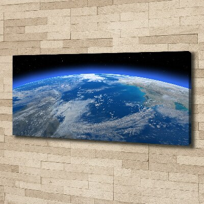Foto canvas Planeet Aarde