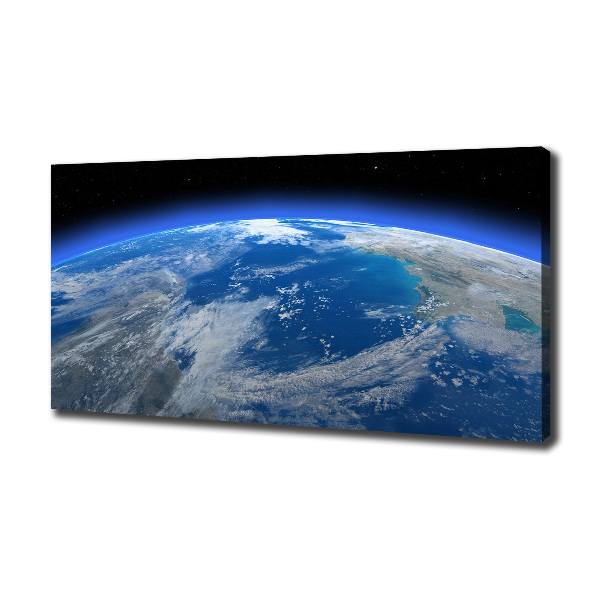 Foto canvas Planeet Aarde