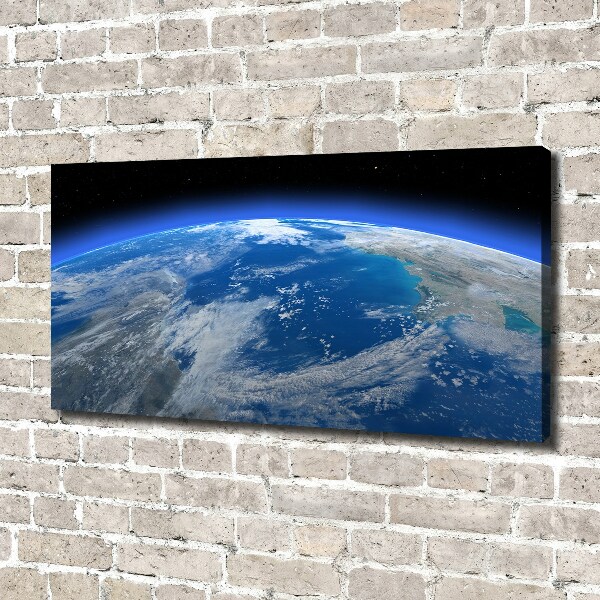 Foto canvas Planeet Aarde