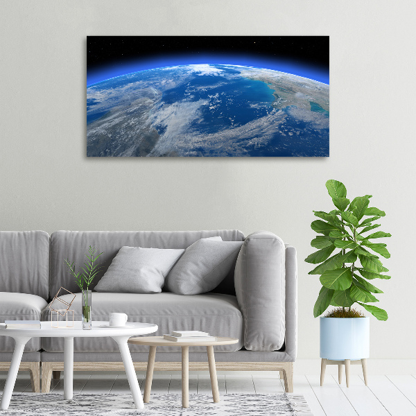 Foto canvas Planeet Aarde
