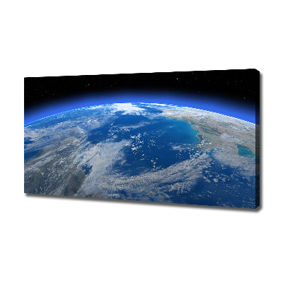 Foto canvas Planeet Aarde