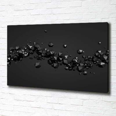 Canvas schilderij 3D-abstractie