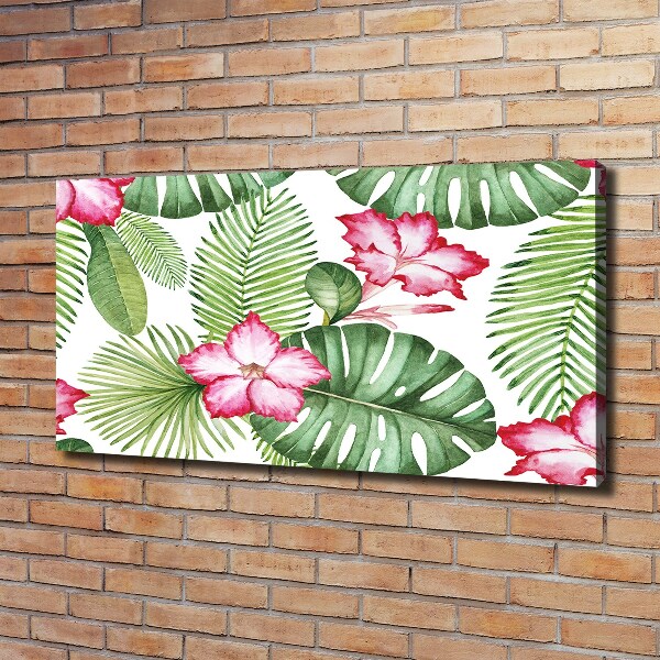 Foto op canvas Tropische bloemen