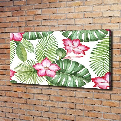 Foto op canvas Tropische bloemen