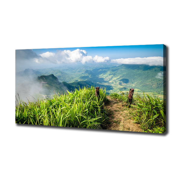 Schilderij op canvas Pad naar de top