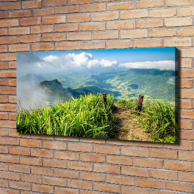 Schilderij op canvas Pad naar de top