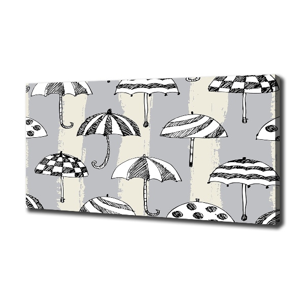Canvas foto Paraplu's