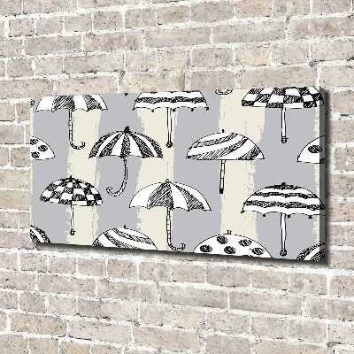 Canvas foto Paraplu's