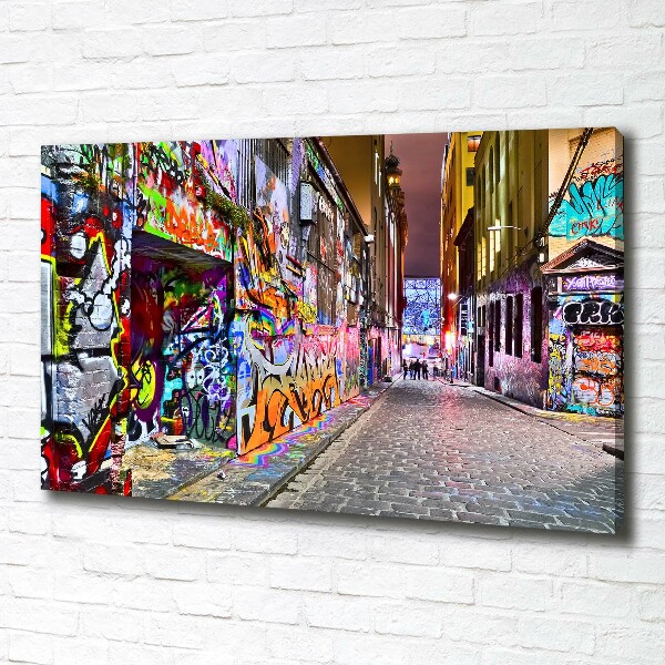 Foto op canvas Kleurrijke graffiti