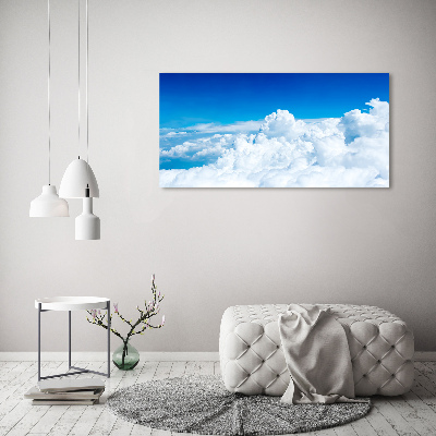 Foto op canvas Wolken vanuit vogelperspectief