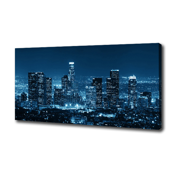 Canvas foto Los Angeles 's nachts