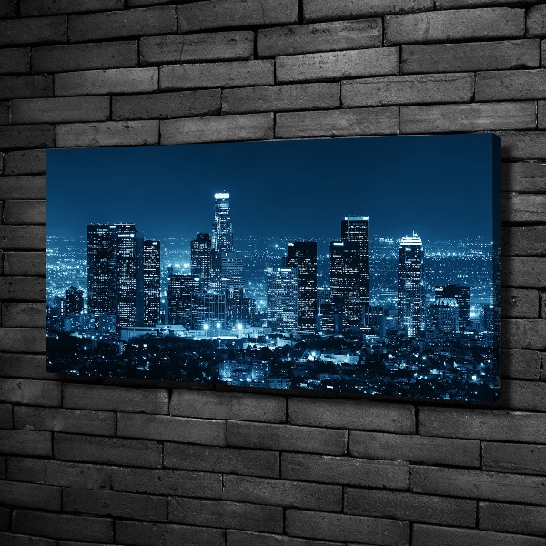 Canvas foto Los Angeles 's nachts