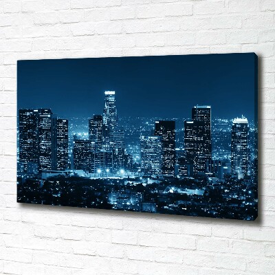 Canvas foto Los Angeles 's nachts