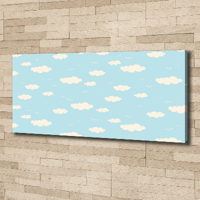 Foto op canvas Wolken
