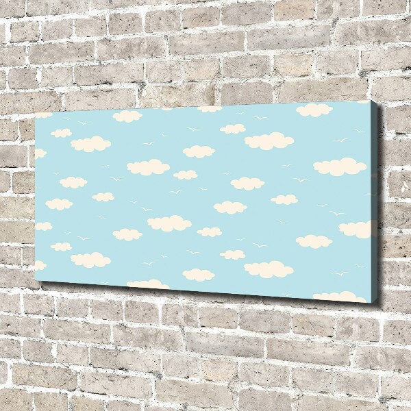 Foto op canvas Wolken