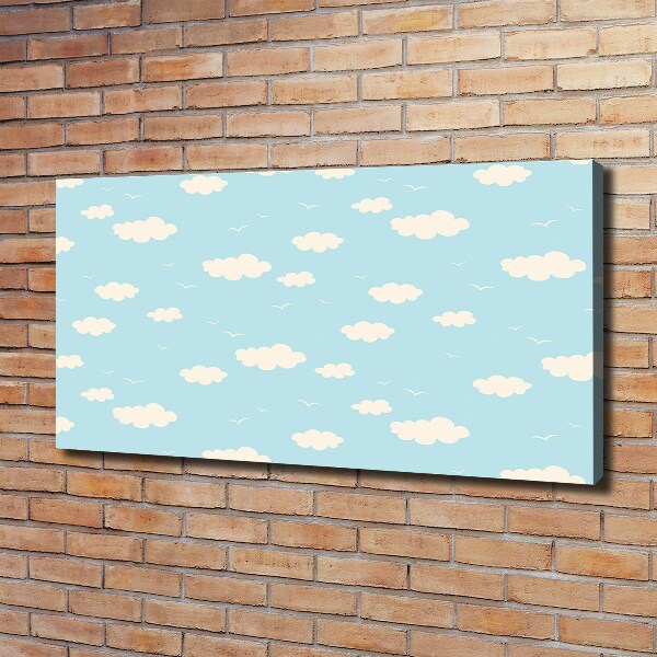 Foto op canvas Wolken