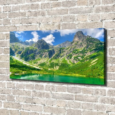 Foto op canvas Meer in de bergen