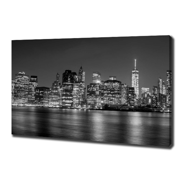 Foto op canvas Manhattan 's nachts