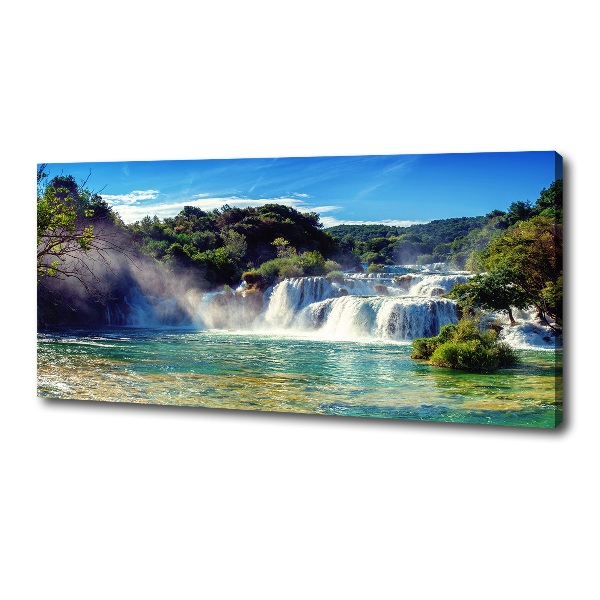 Foto canvas Krka-watervallen
