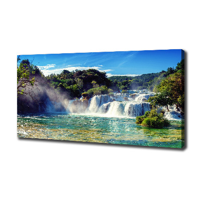 Foto canvas Krka-watervallen