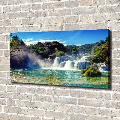 Foto canvas Krka-watervallen