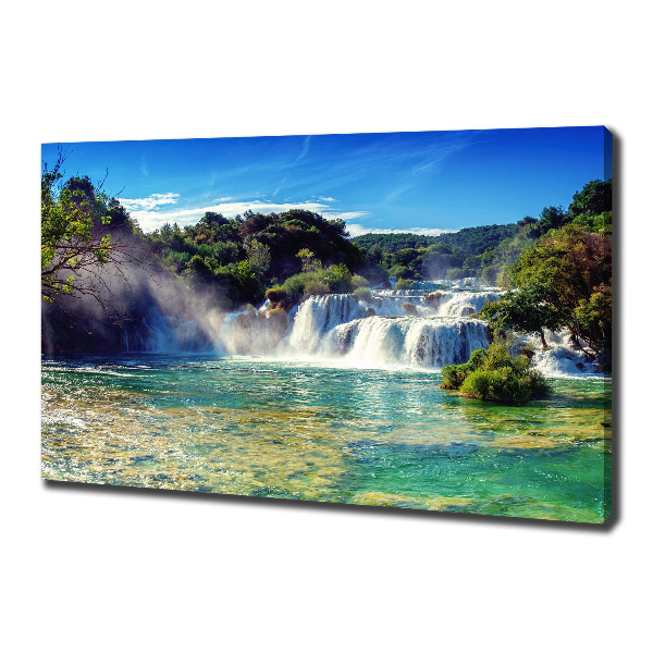Foto canvas Krka-watervallen