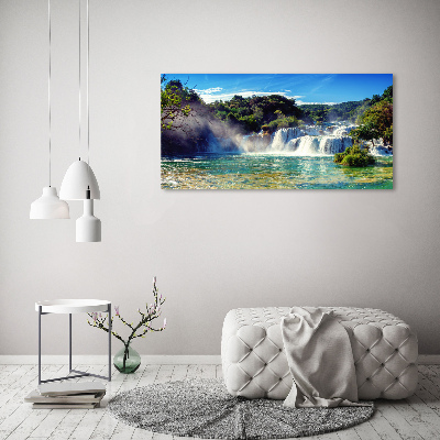 Foto canvas Krka-watervallen