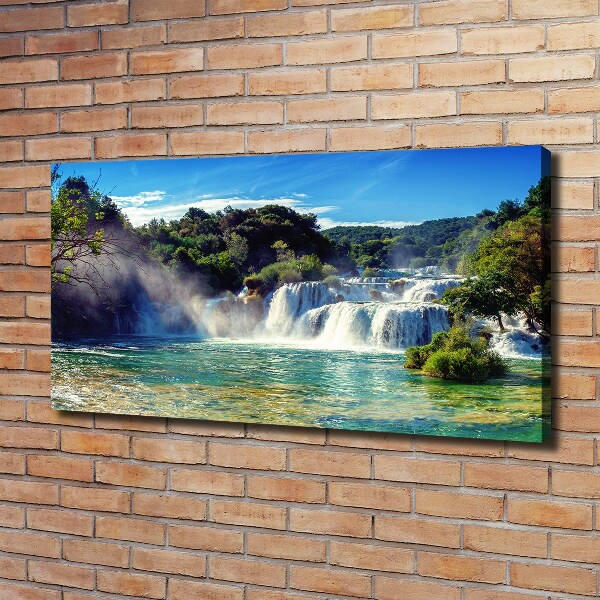 Foto canvas Krka-watervallen
