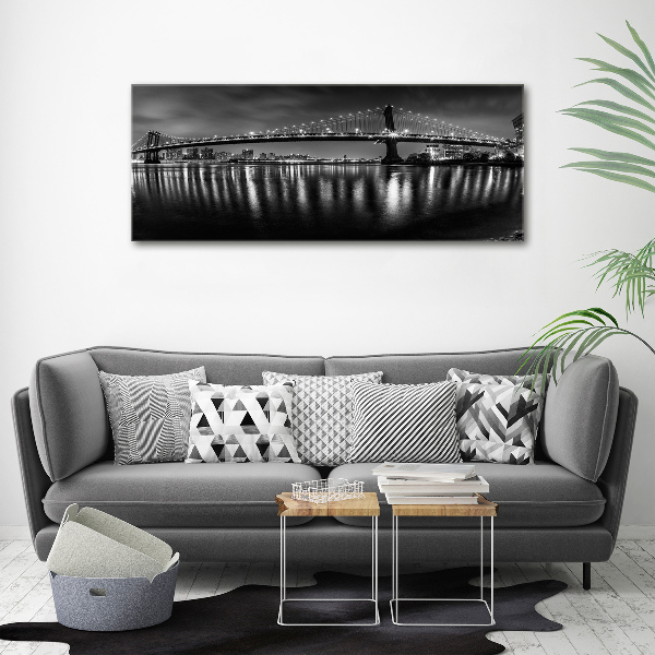 Canvas foto Manhattan 's nachts