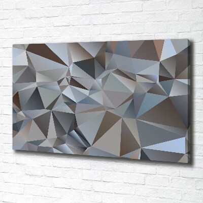 Canvas foto Abstracte driehoeken