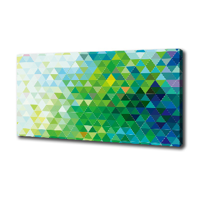 Canvas schilderij Abstracte driehoeken