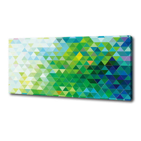 Canvas schilderij Abstracte driehoeken