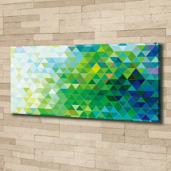 Canvas schilderij Abstracte driehoeken