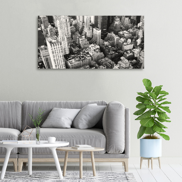Schilderij op canvas New York vanuit vogelperspectief