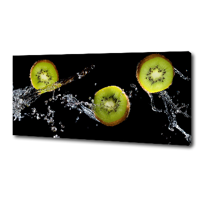 Canvas foto Kiwi en water