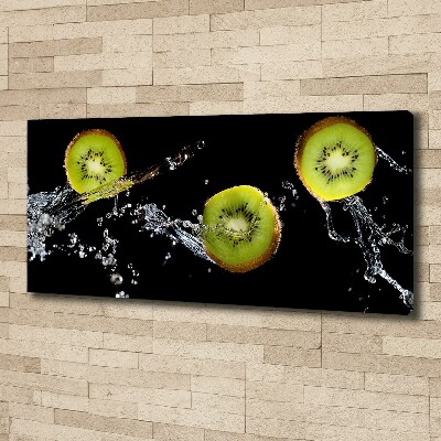 Canvas foto Kiwi en water