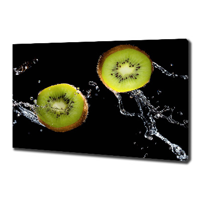 Canvas foto Kiwi en water