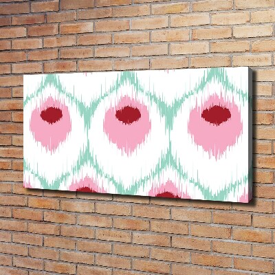 Foto canvas Pauwenpatroon