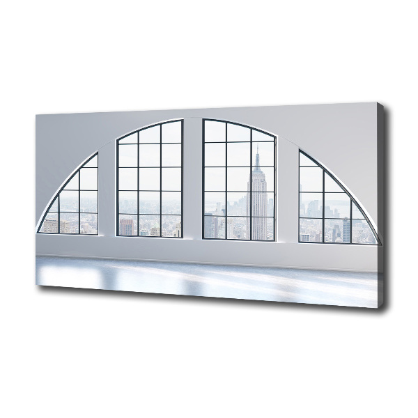 Canvas schilderij Ruim interieur