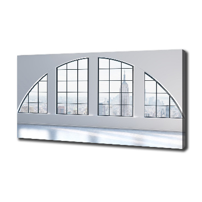 Canvas schilderij Ruim interieur