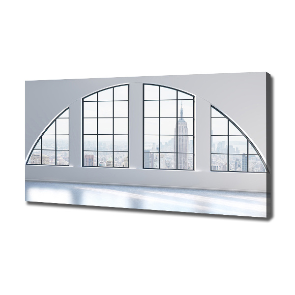 Canvas schilderij Ruim interieur