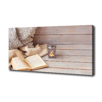 Foto canvas Ontspannen met een boek