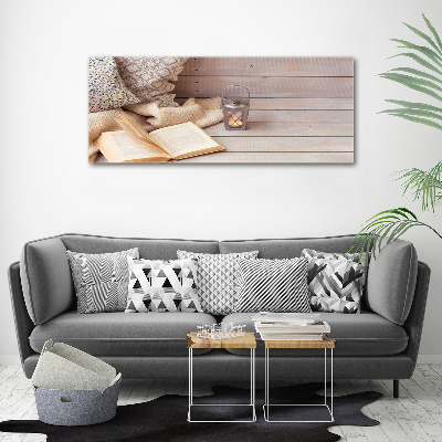 Foto canvas Ontspannen met een boek