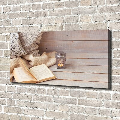 Foto obraz na płótnie Relaks przy książce