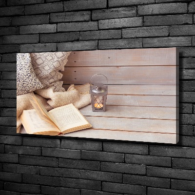 Foto obraz na płótnie Relaks przy książce