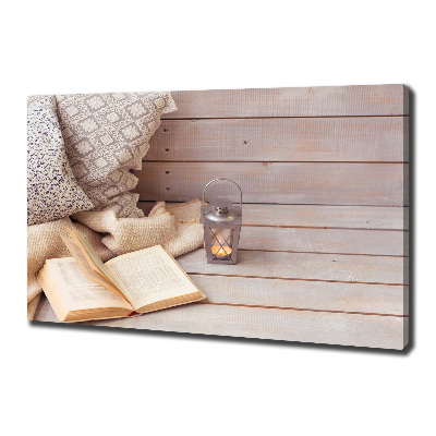 Foto obraz na płótnie Relaks przy książce