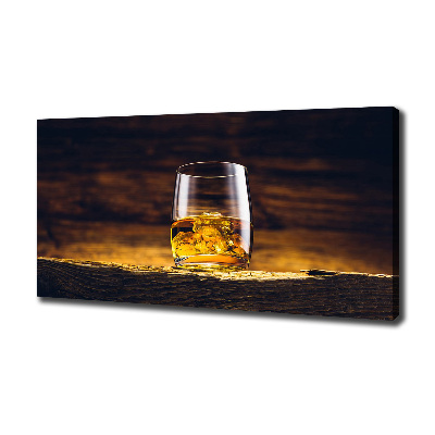 Foto op canvas Bourbon in een glas
