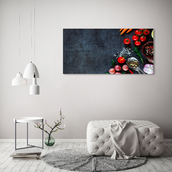 Canvas schilderij Ingrediënten