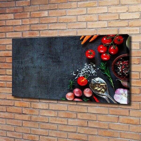 Canvas schilderij Ingrediënten