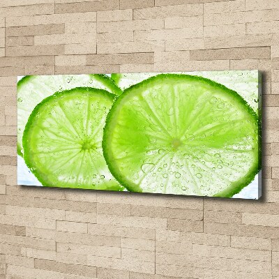 Schilderij op canvas Limes onder water